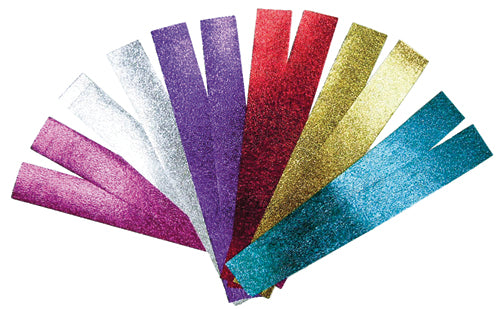 36 strips for paper chain - w/tape 9.5" x 1.25" - priced per dozen(71407)