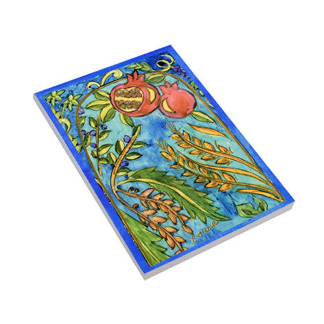 Pomegranate Blue Decorative Notepad