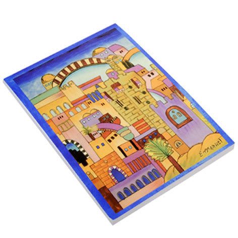 Blue Jerusalem Decorative Notepad