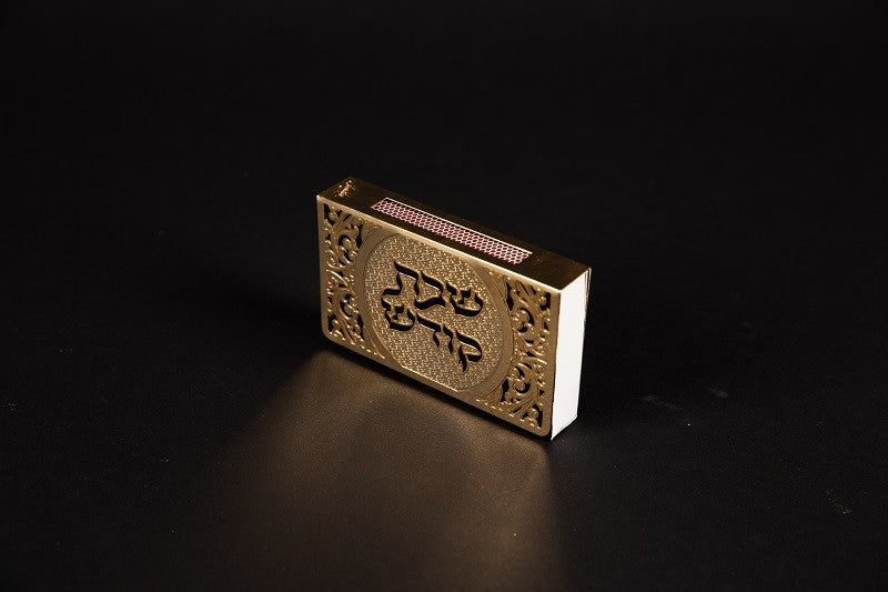 Lasercut Gold Matchbox Holder-Floral Kotel Design (MB-OJ2GP)