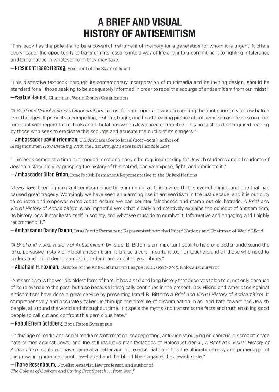 A Brief & Visual History of Antisemitism (BKE-ABAVHOA)
