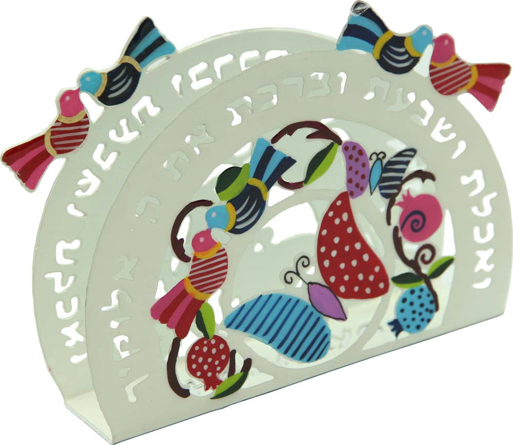 Laser Cut Napkin Holder Bird Design-Colored (SHB-HDR8302)