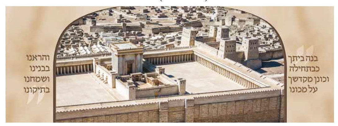 Laminated Poster 10" x 28"-- Beis Hamikdash (P885)