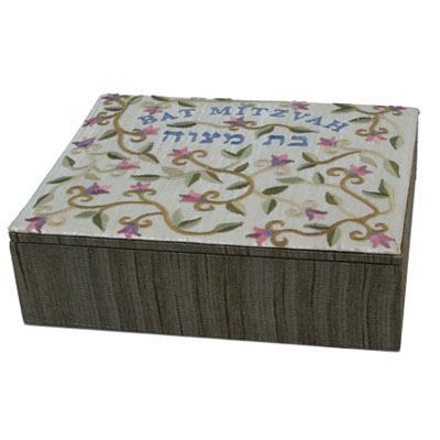 Jerusalem Embroidered Jewelry Box