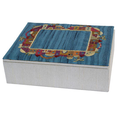 Flowers Embroidered Jewelry Box