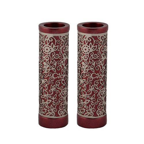 Emanuel Round Candlesticks w/ Full Metal Cutout (EM-CJ)
