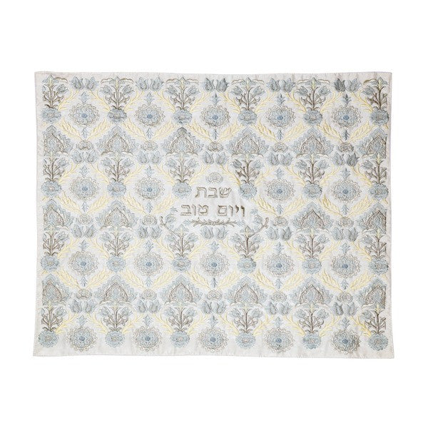 Emanuel Full Embroidered Challah Cover Carpet-Silver/Gold (EM-CMC28)