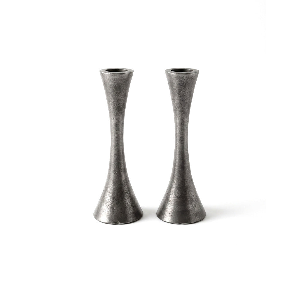 Handmade Candlesticks 4.7"-Antique Silver (EM-CNE2)