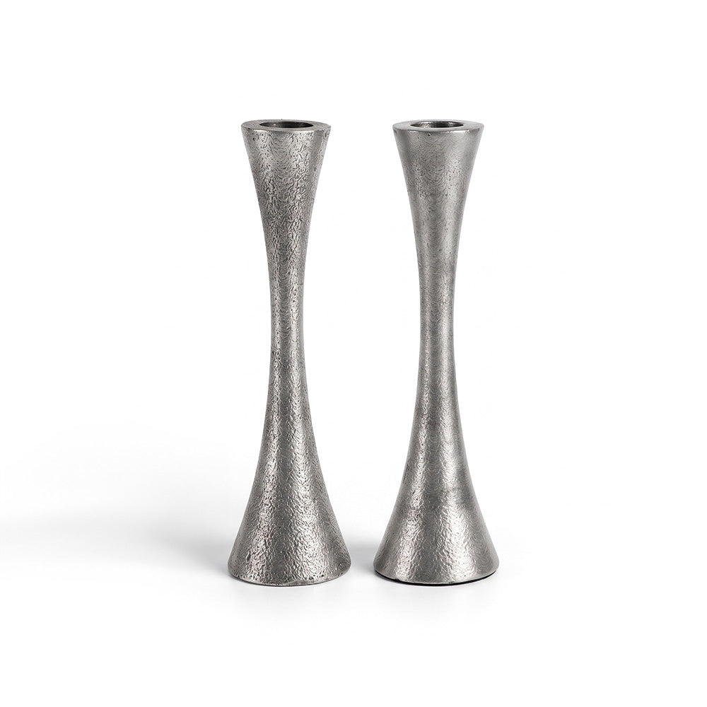 Handmade Candlesticks 6"-Antique Silver (EM-CNF2)