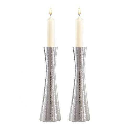 Emanuel Hammered Candlesticks 8.5" (EM-CR1)