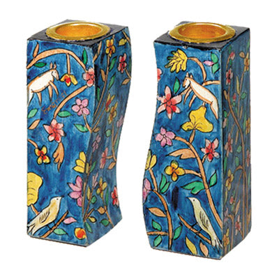 Flowers and Birds Fitted Candlesticks