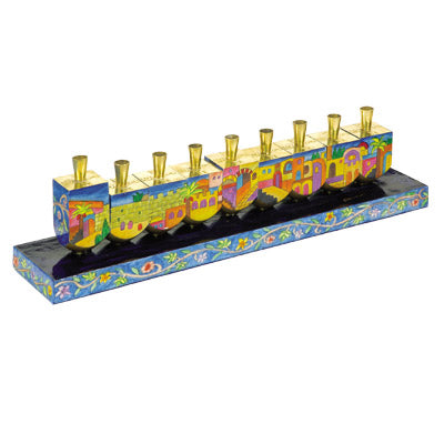 Emanuel Dreidel Menorah Jerusalem (EM-HMD-1)