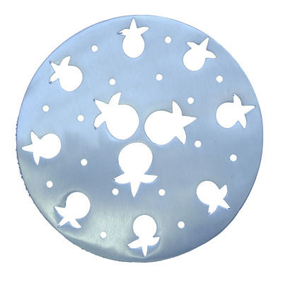 Aluminum Trivet Pomegranate Round (EM-MHP5)