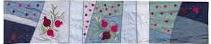 Emanuel Table Runner Pomegranates Blue 80' (EM-RPB80)