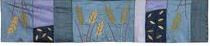 Emanuel Table Runner Wheat/Blue 60' (EM-RWB60)