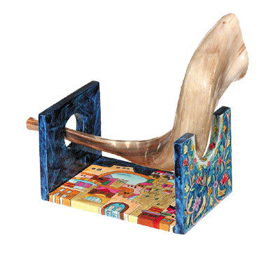 Emanuel Shofar Stand Small Jerusalem (EM-STS1)