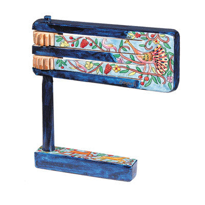Yair Emanuel Wooden Grogger (Purim noisemaker) - Peacock GR-3