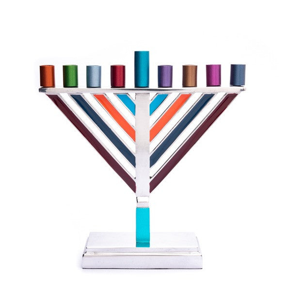 Emanuel Chabad Menorah Small-Multicolor (EM-HAH1)