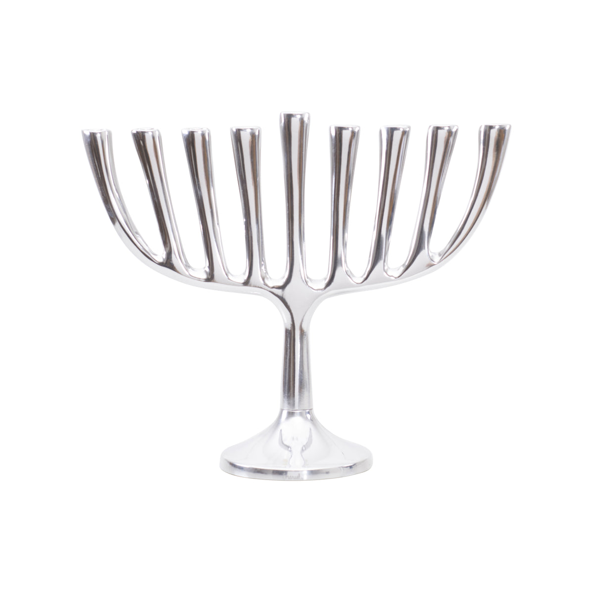 Small Menorah 8" Straight Branches (EM-HHA2)