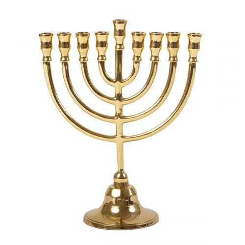Emanuel Classic Chanukah Menorah - Bronze (EM-HJ1)