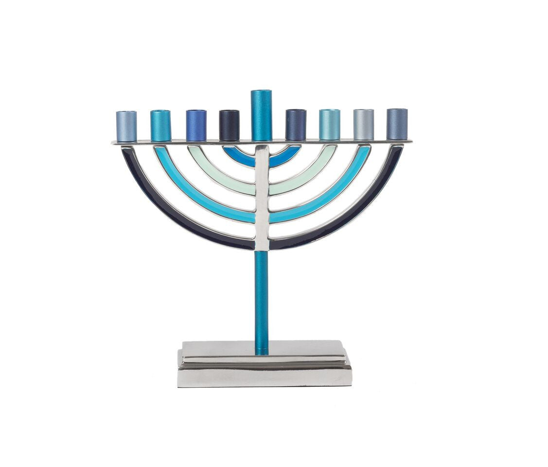 Emanuel Classic Menorah Small- Blue (EM-HO2)