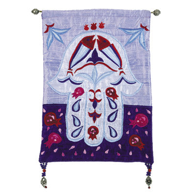 Blue Fish Chamsa Small Wall Hanging