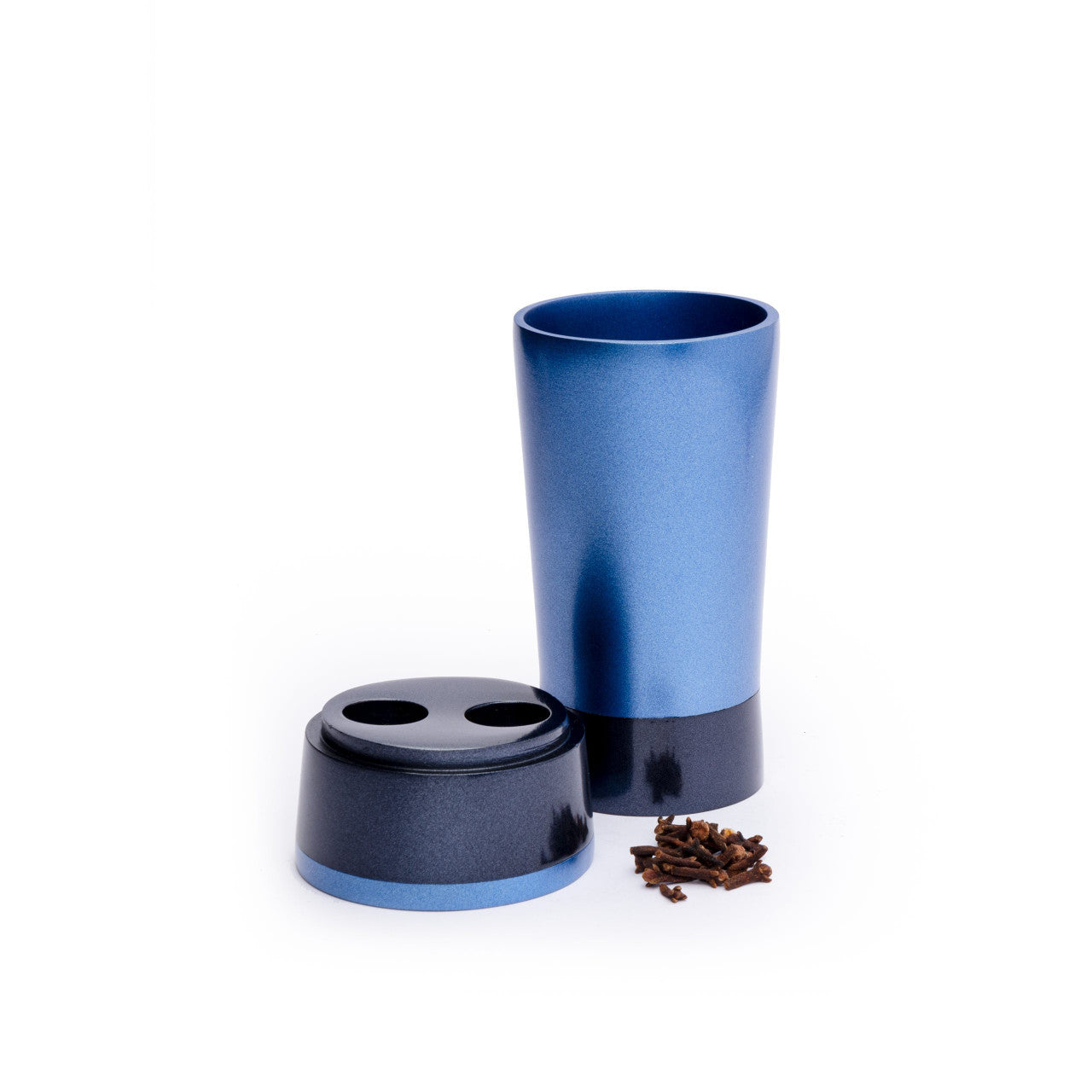 Emanuel Anodized Travel Havdallah Set-Blue (EM-HVA2)