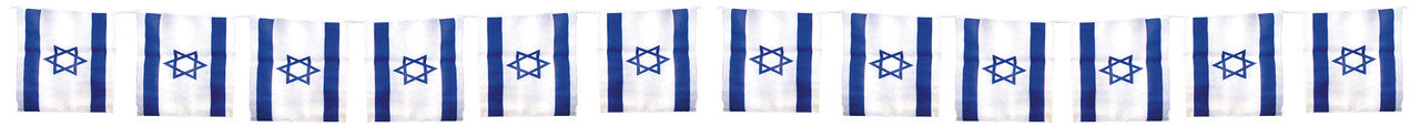 Israeli Flag Cloth Banner - 12' (I-FBN)