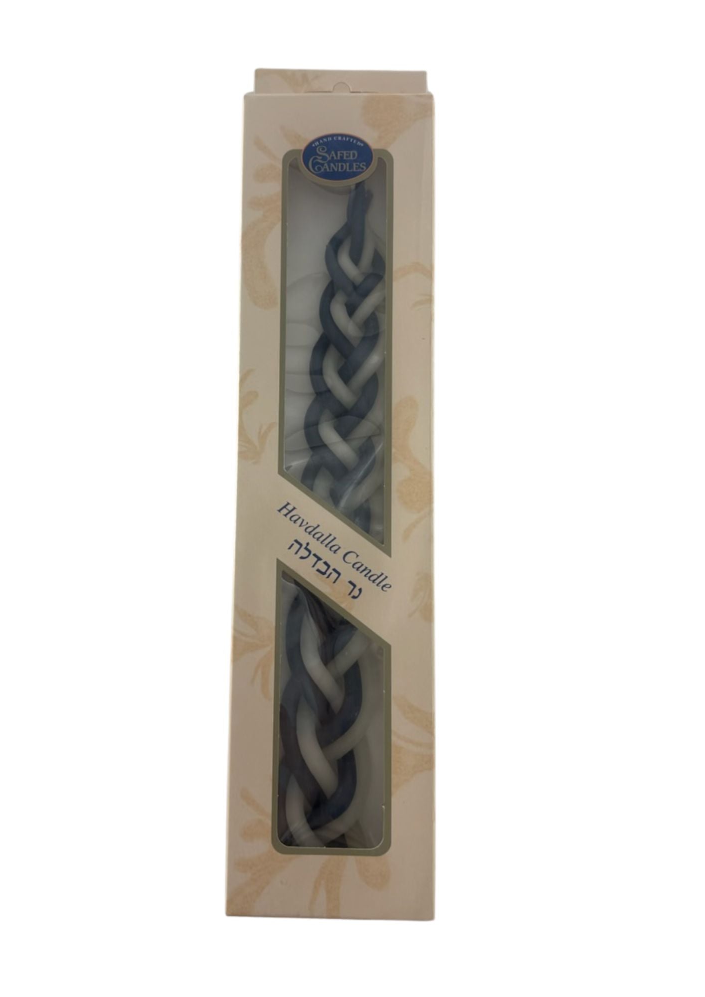 Havdalah Candle Blue White 6 Wicks (HV-HBW6)