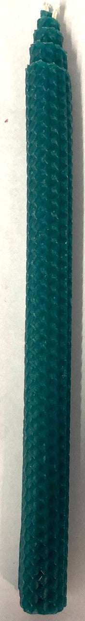 Havdalah Candle 11" Beeswax Green (HV-HMCBG)
