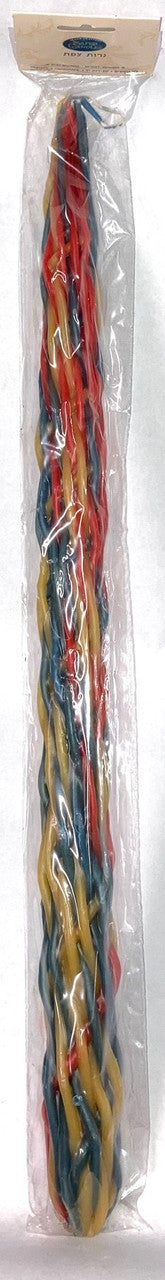 Havdalah Candle Round Multicolor 26wick 25" (HV-HMC26L)