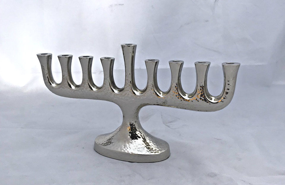 Hammered Branch Menorah - 6" (M-9482)