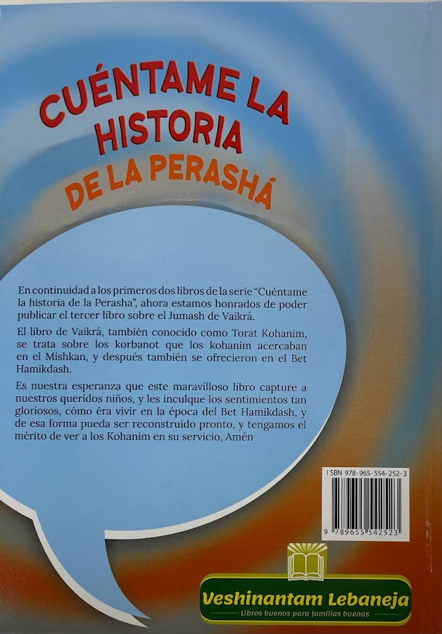 Tell me the Story of the Parshah Vayikra-Spanish (BKS-TMTSV)