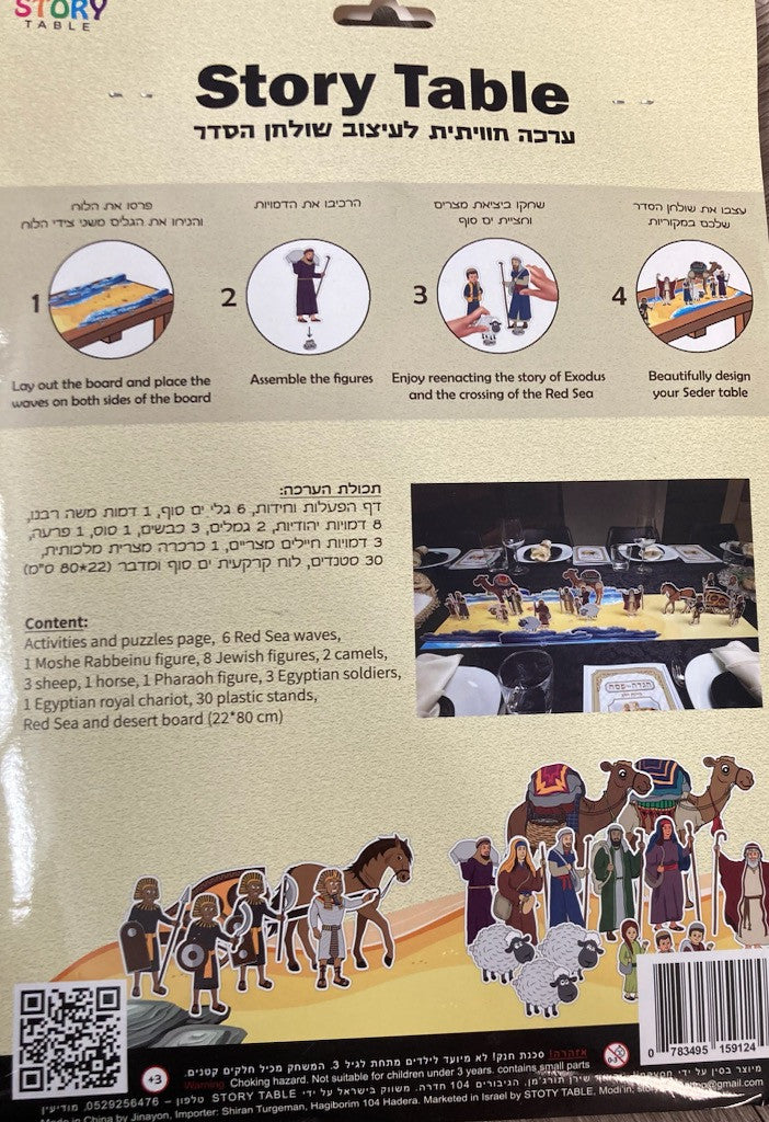 Story Table Activity Board, Pesach (GM-STPE)