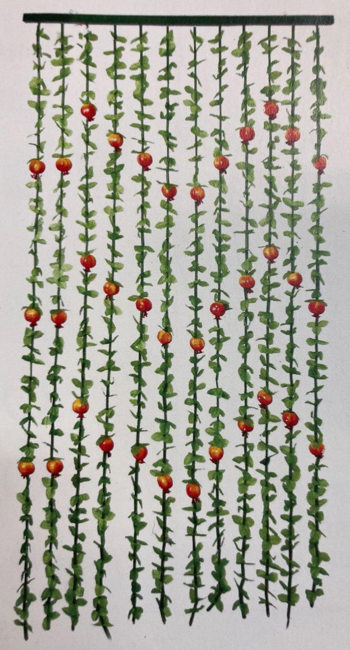 6' long Pomegranates Curtain - 34" wide (30439)