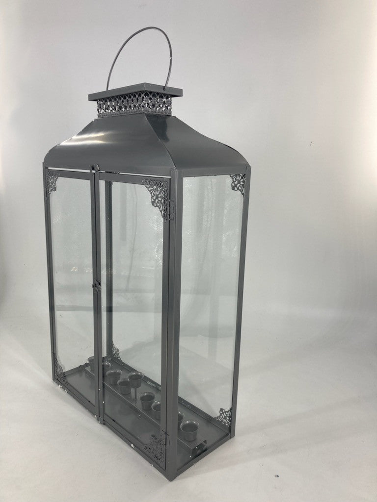 Glass Menorah House-16"W x 23"H (18" Door) (M-GL23)