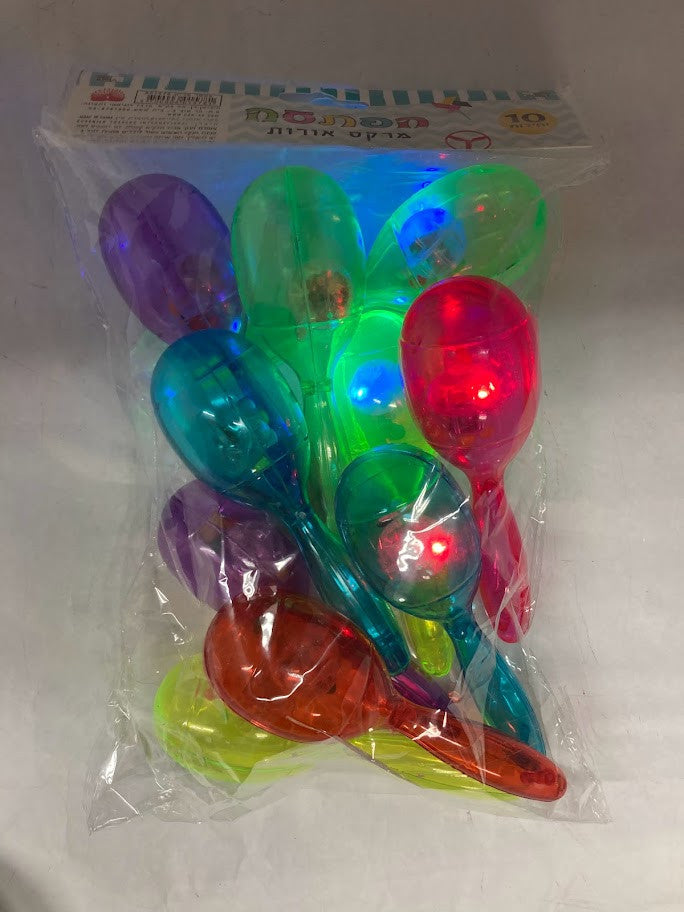 5" Lighted Maracas-10pk (GR-601578)