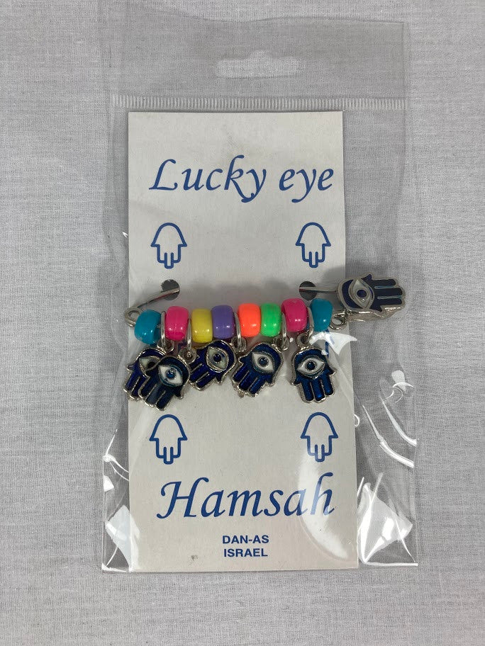 Lucky Eye Hamsah Pin-Baby Carriahe Segulah (MC-PINEYE)