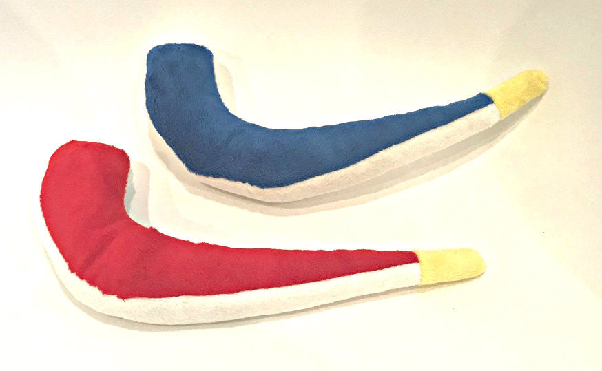 Stuffed Toy Shofar Blue/White (SH-SS1B)