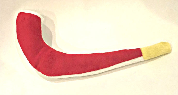 Stuffed Toy Shofar Red/White (SH-SS1R)