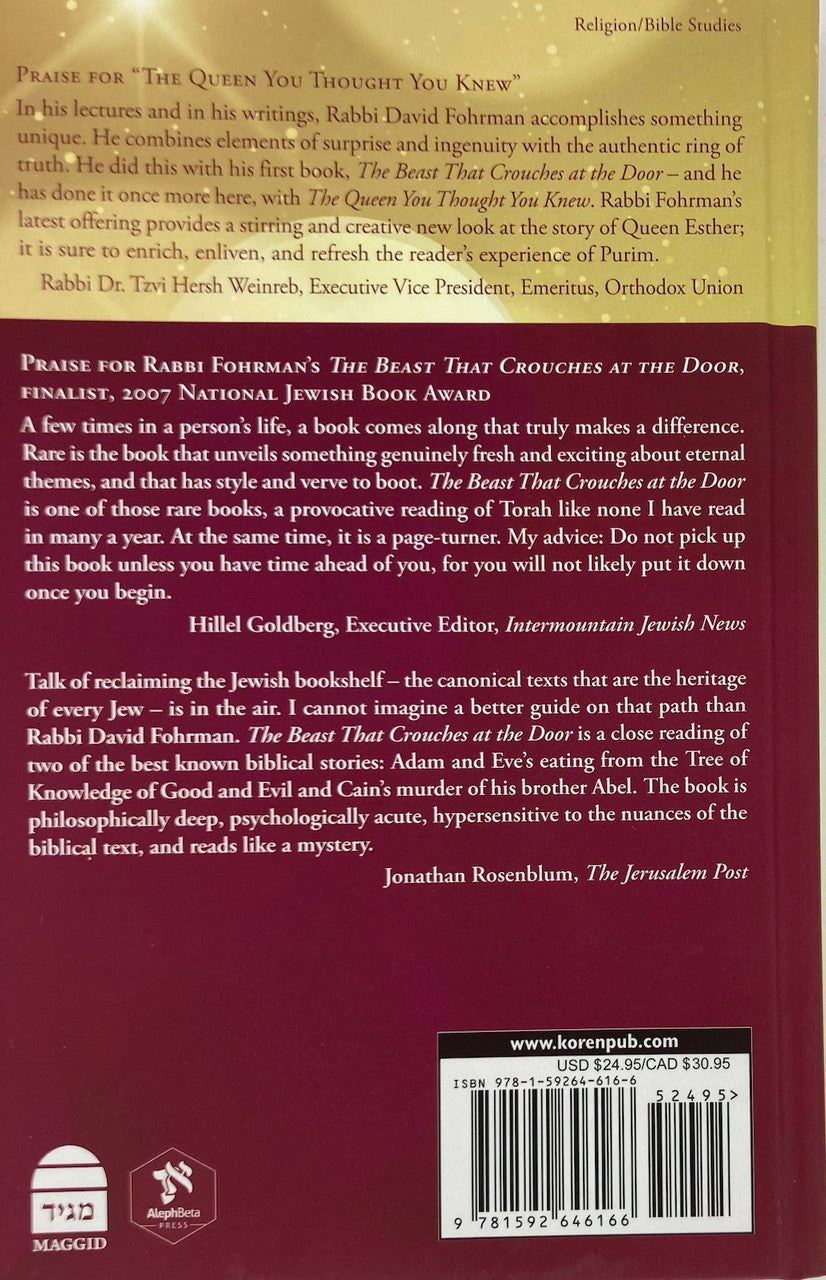 The Queen You Thought You Knew, Fohrman (BKE-TQYTYK)