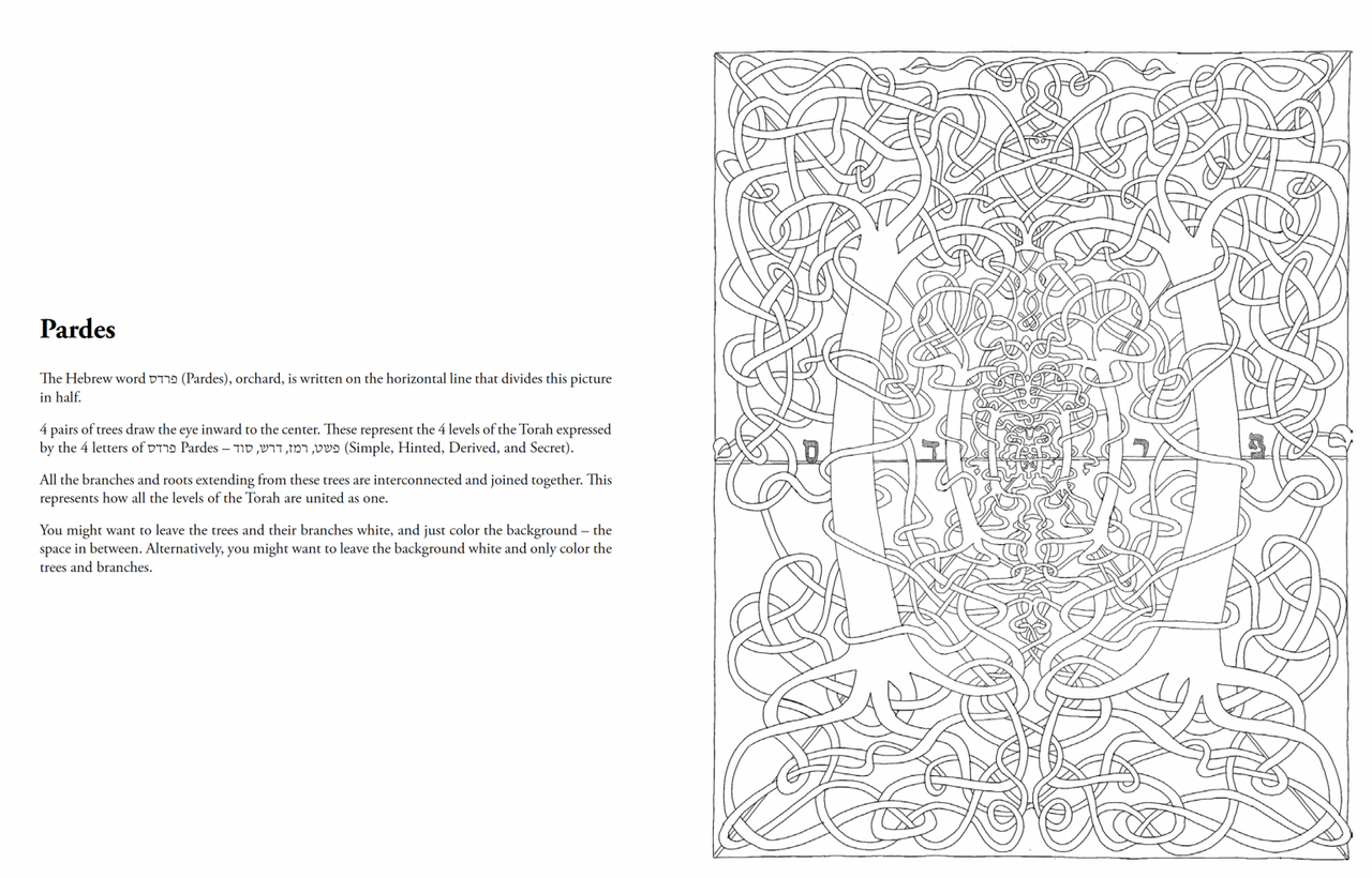 The Kabbalah Coloring Book-David Friedman (BKE-TKCB)