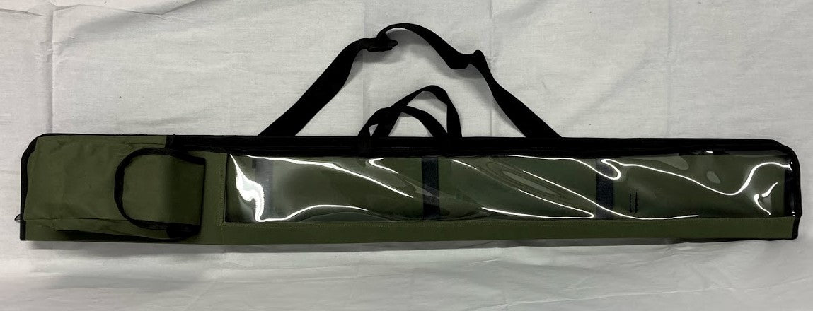 Green Vinyl Lulav Holder with Shoulder Strap and Etrog Pouch 47" Long (L-LET5)