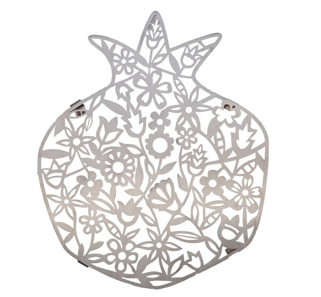 Emanuel Stainless Steel Laser Cut Trivet-- Flowers (EM-MHA2)