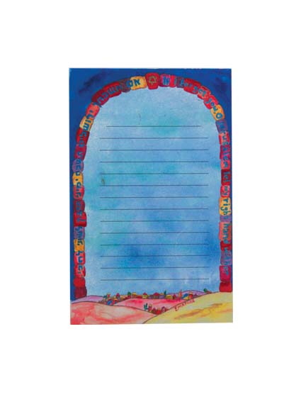 Small Hills Magnetic Notepad