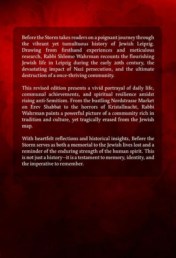 Before the Storm Rabbi Shlomo Wahrman (BKE-BTS)