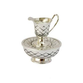 Silverplate Mayim Achronim-Lines Design (MA-P002X)