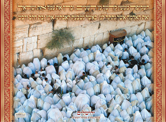 Laminated Poster 20" x 28"-- Birchat Kohanim (P412)