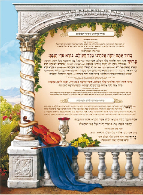 Laminated Poster 20" x 28"-- Kiddush (P419)