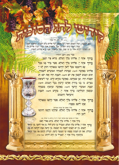 Laminated Poster 20" x 28"-- Kiddush (P540)
